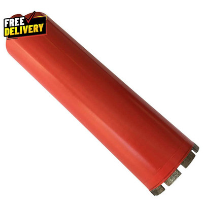 3  Wet Drill Core Bits for Concrete and Hard Masonry 10Mm Segment Height 14 D...