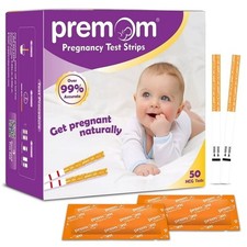 Premom 50 HCG Pregnancy Test Strips   Early Detection, Accurate