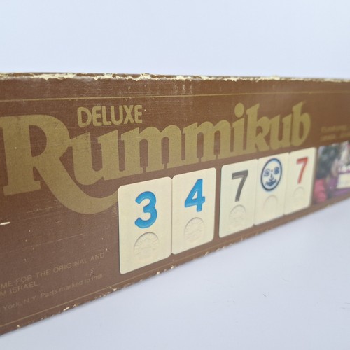 Vintage Deluxe Rummikub Game - 1980 No. 100 Pressman Made In Israel