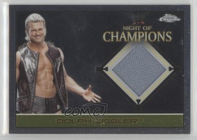 2015 Topps Chrome WWE Night of Champions Mat Relics Dolph Ziggler e6j