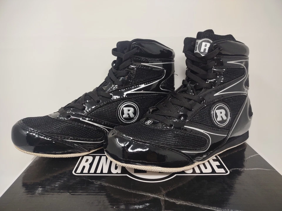NEW Ringside Diablo Boxing Shoes Black Size 5 Unleash Your Fighting Spirit! - Image 2 of 4