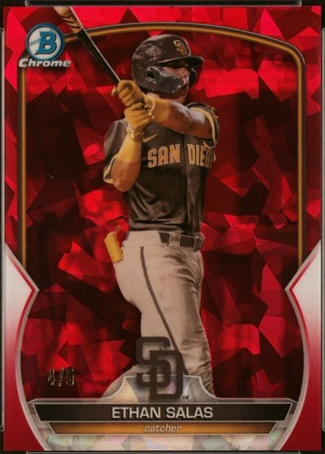 その他 Bowman Chrome Ethan Salas patch Auto ETHAN SALAS 2023 BOWMAN CHROME ORANGE 6/25 AUTO AUTOGRAPH PSA | eBay