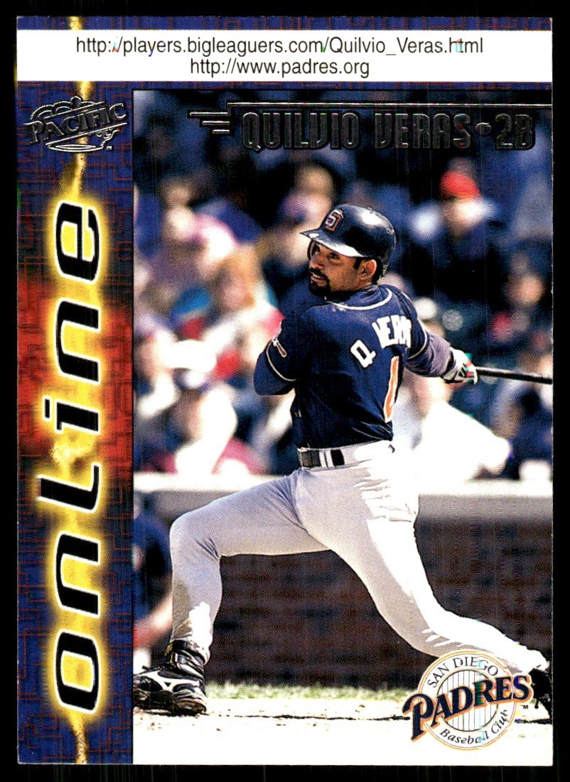 Quilvio Veras 1998 Pacific Online #651 Padres FREE SHIPPING StackedPacks