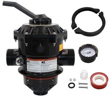 262506 1-1/2 cala 6-drożny zawór zaciskowy kompatybilny z filtrem piaskowym basenowym i spa