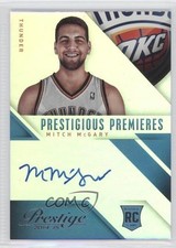 2014-15 Prestige Prestigious Premieres Signatures Premium Mitch McGary Auto 1l7