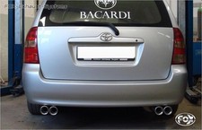  Duplex Sportauspuff Toyota Corolla E12 Kombi 2x80 rund mit Abs.