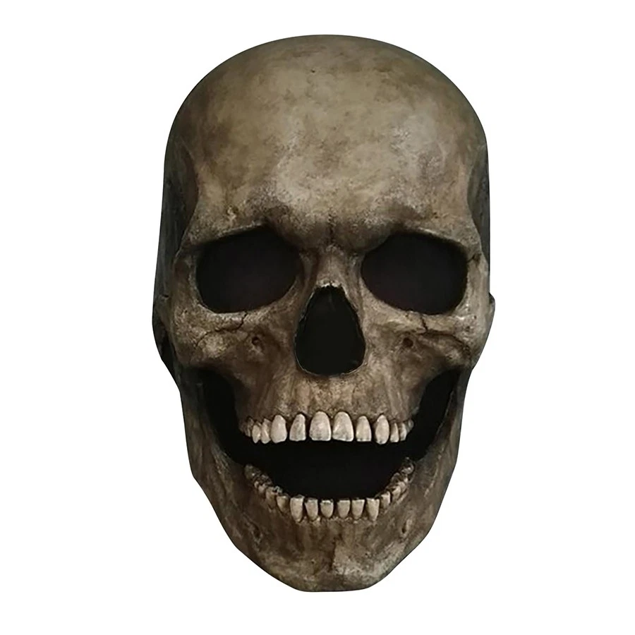 1 PIEZA Nuevo Adulto Cabeza Completa Látex Calavera Máscara/Casco Halloween y Mandíbula Móvil Juegos con disfraces Foto 4 de 4