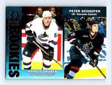 #239 1999-00 Pacific Omega  Harold Druken/Peter Schaefer Canucks