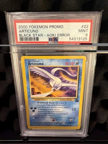Articuno graded PSA 9 for sale on eBay