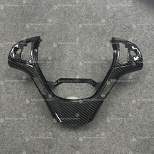 Real Carbon Fiber Steering Wheel Panel Cover For Hyundai Genesis Coupe 2013-2016 Real Carbon Fiber Steering Wheel Panel Cover For Hyundai Genesis Coupe 2013-2016