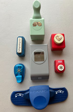 Scrapbooking Crafts Various Paper Punch Lot Of 7