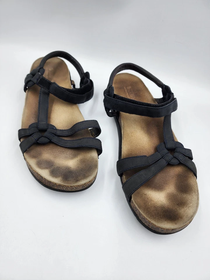 Teva Women’s Ventura 6389 Leather Cork Wedge Strappy Sandal Size 11  EU 43.5 - Image 2 of 4