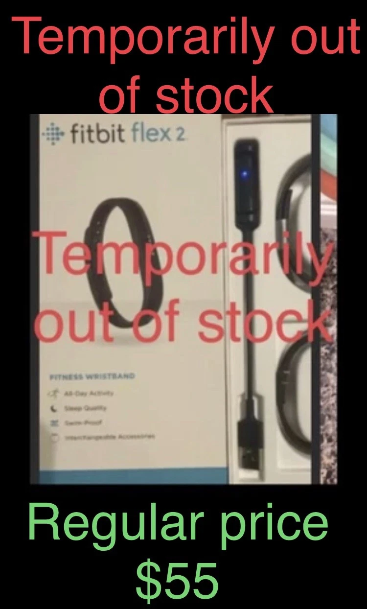 Fitbit Flex 2 Smart Watch Tracker New In Box + Bands Tested ✅