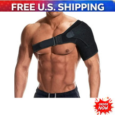 Shoulder Brace Support Compression Sleeve Torn Rotator Cuff AC Joint Pain Relief