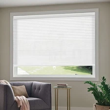 Cordless Cellular Shades, Light Filtering Honeycomb Blinds, Polyester Pleated...