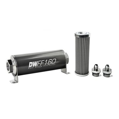 Universal DeatschWerks Kraftstofffilter -6AN 100 Micron 160mm