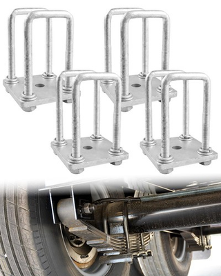 #ad 2Pcs U Bolt Kit Fit for 2x2 Axle 4 3 4 Inch Long 2 Inch Wide Boat Trailer Axle L $26.84