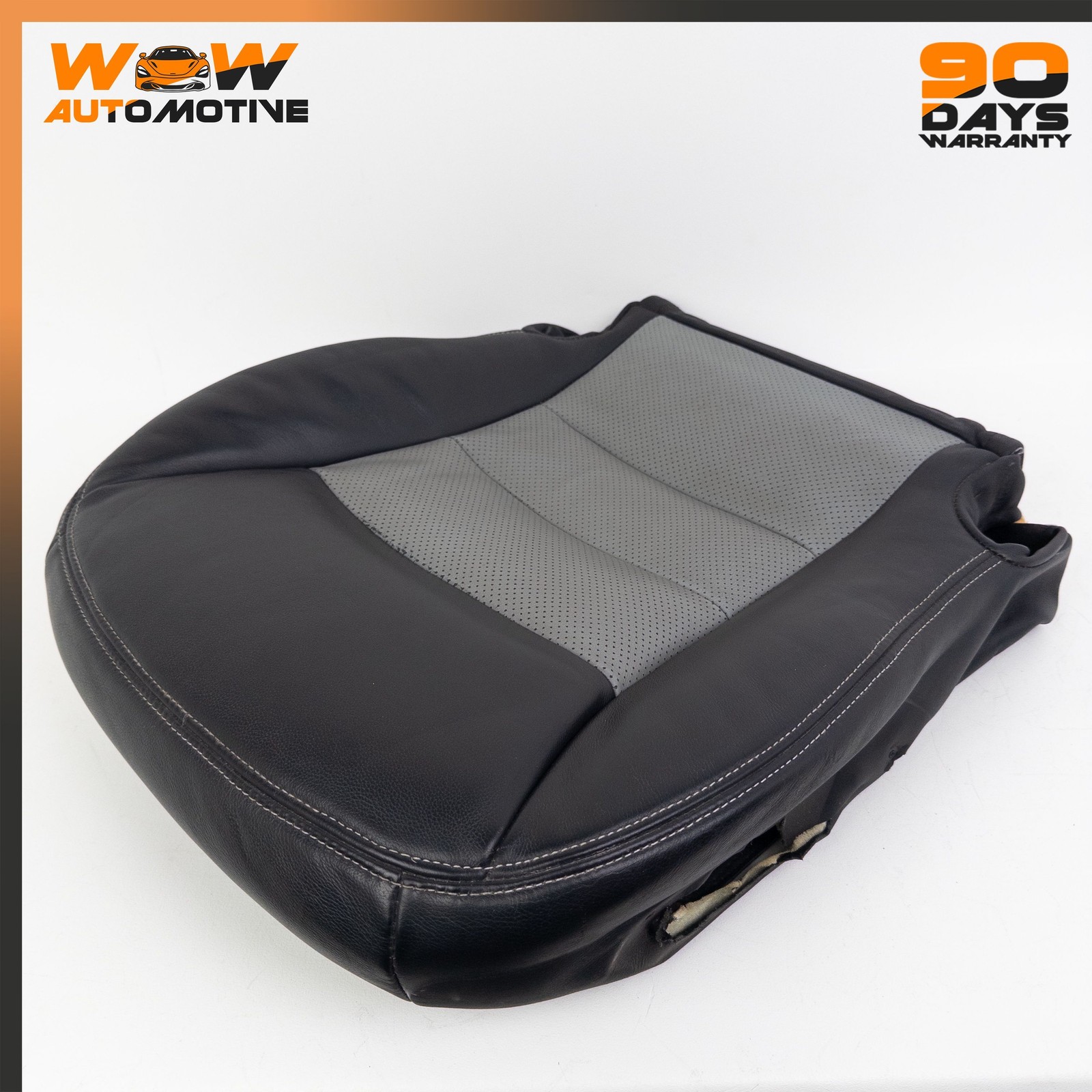 05-11 CHEVROLET CORVETTE C6 FRONT LEFT BOTTOM LOWER SEAT CUSHION BLACK OEM