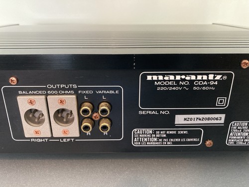 Convertidor digital a analógico DAC Marantz CDA-94 de colección funcionando/probado - Imagen 15 de 22