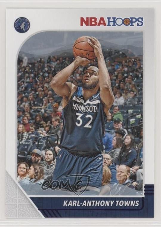 2019-20 Panini NBA Hoops Purple Winter Karl-Anthony Towns #111 2u6
