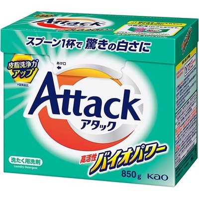 Attack Highly Active Biopower Powder Laundry Detergent Large 850g Japan
