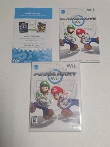 Mario Kart Wii 2008 Nintendo Complete with Manual CIB Tested and Working