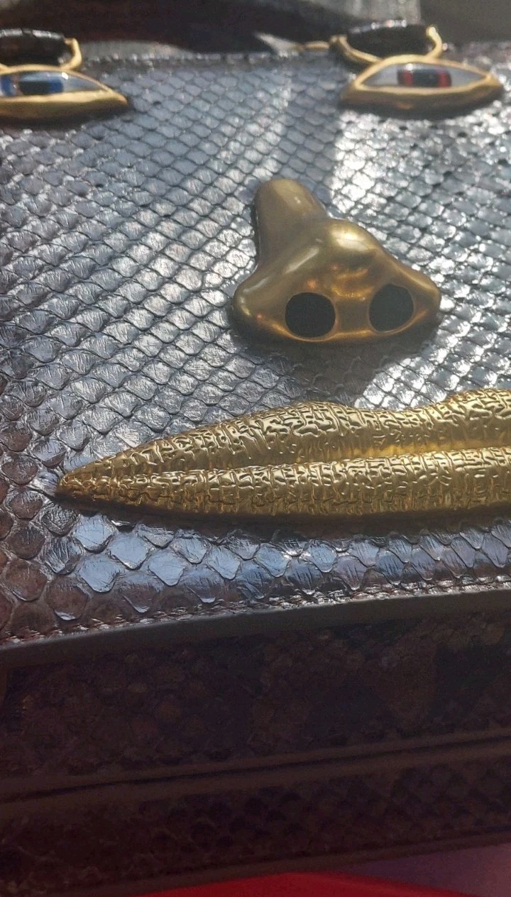 Schiaparelli Python FACE  Bag - image 11