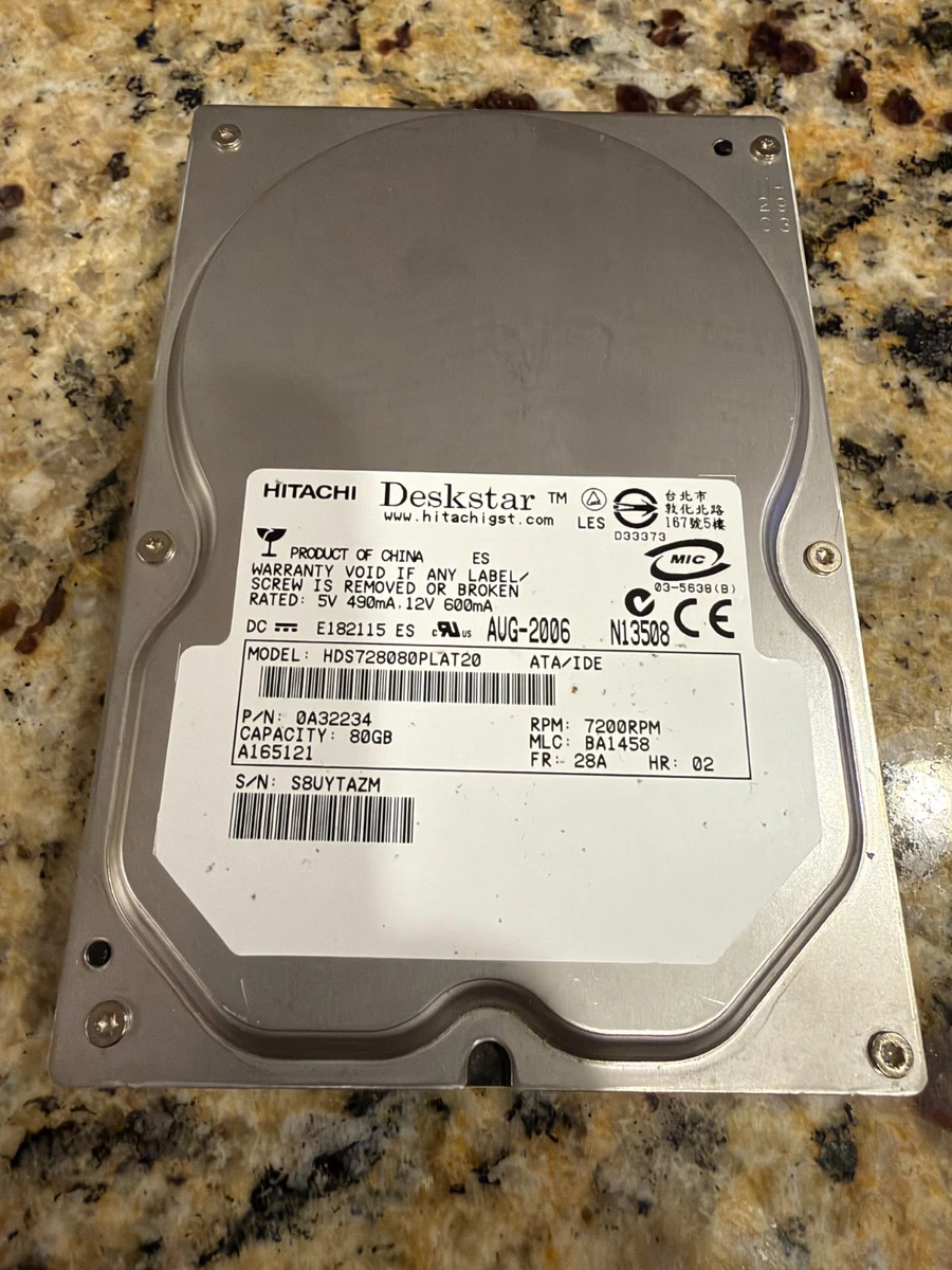 【中古】Seagate HDD IDE 80GB ST980829A PATA/IDE/EIDE 80 GB Internal Hard Disk Drives for sale | eBay
