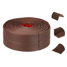 Wall Corner Protector, 1.6 in x 10 ft Peel and Stick Molding Trim, Coffee