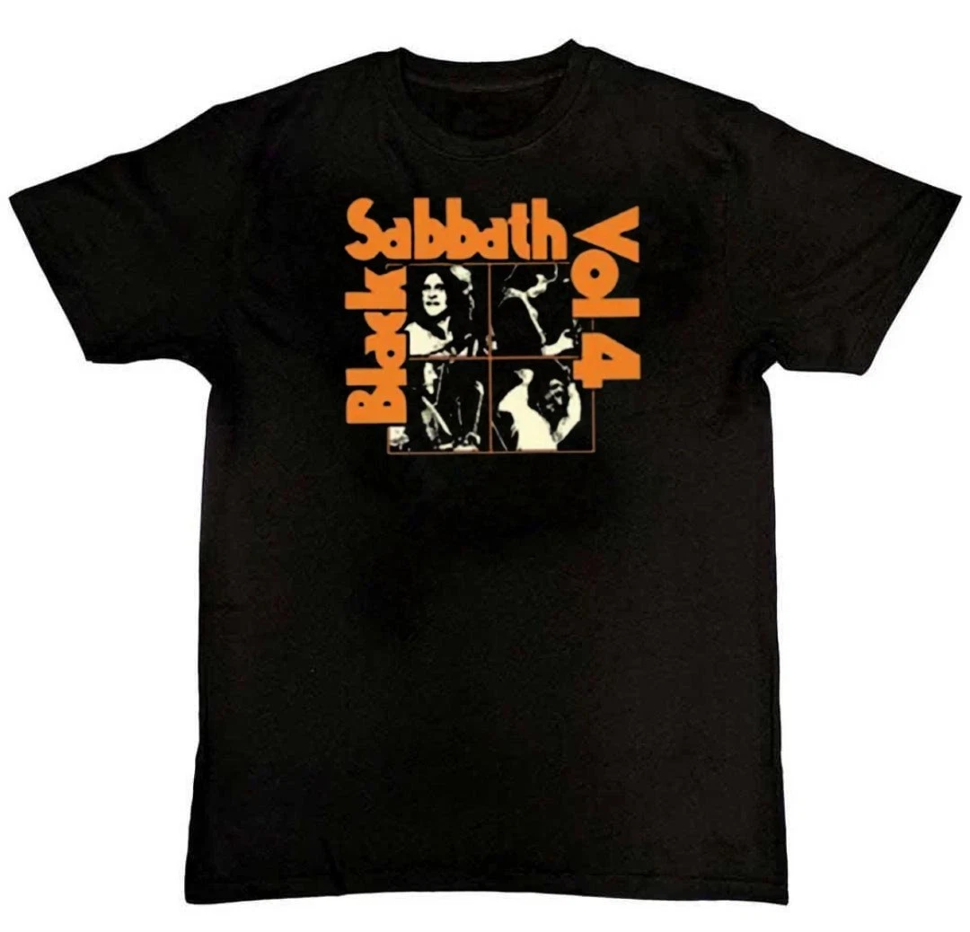 Black Sabbath Vol 4 Graphic Print Mens Unisex T-Shirt S M L XL 2 3 4 XL