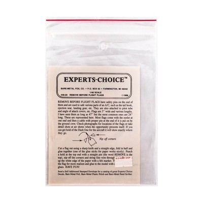 Experts-Choice Decals 1/48 Remove Before Flight Tags NM