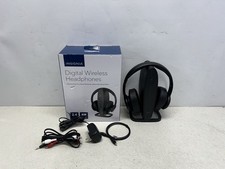 Insignia NS-HAWHP2 RF Wireless Over the Ear Headphones - Black -