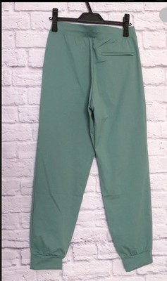 Uniqlo Airism Jogger Pants Women's M Green Poly Pocket Drawstring Pull On  NWOT