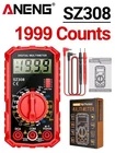 ANENG SZ308 Digital Multimeter 1999 Counts AC/DC Voltage Current HFE Tester