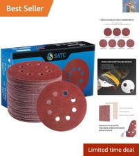 216  125mm Sanding Discs for Orbital Sanders - Diverse Grit Choices 3 x boxes