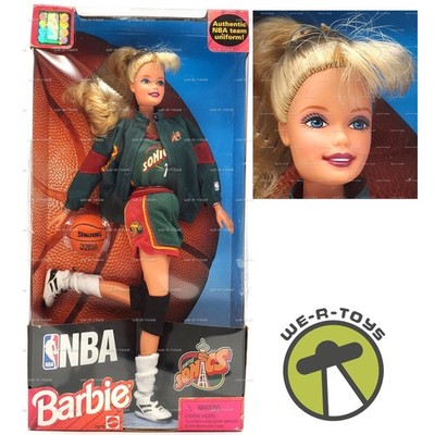 【限定】Barbie NBAコラボ新品未使用未開封 Barbie NBA Seattle Sonics Doll 1998 Mattel 20718 | eBay