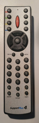 Original Support Plus 4 Fernbedienung   Universal Remote programmierbar