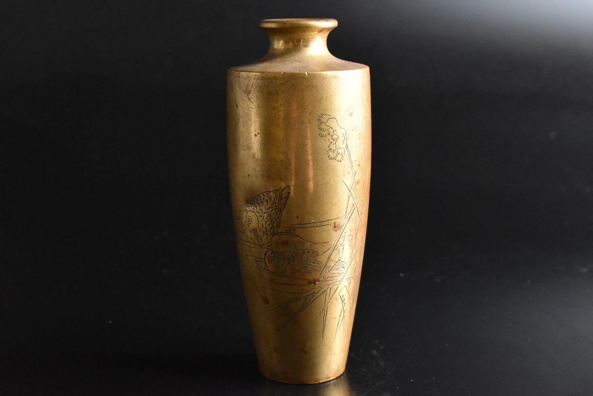 金色复古原版古董日本花瓶| eBay