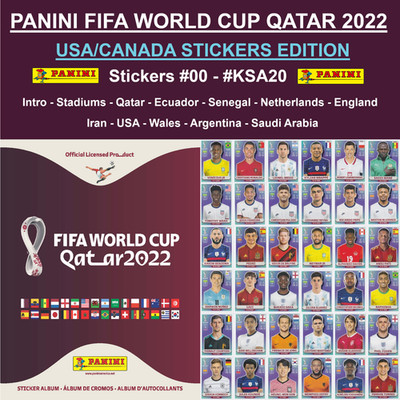 2022 Panini FIFA World Cup Qatar Stickers Pick  any 00 FWC to KSA 20 Messi CR7