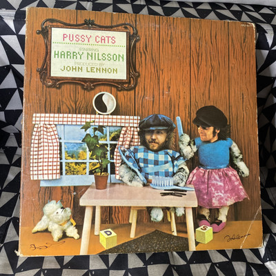 Harry Nilsson Prod by John Lennon Pussy Cats Vinyl LP RCA CPL1