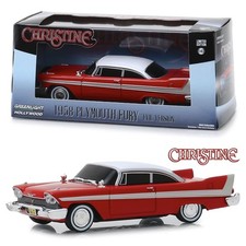 Greenlight 86575 Christine 1958 Plymouth Fury (Evil Version) 1:43 Diecast Model