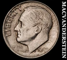 1947-D Silver Roosevelt Dime - Scarce  Better Date  No Reserve  #K4154