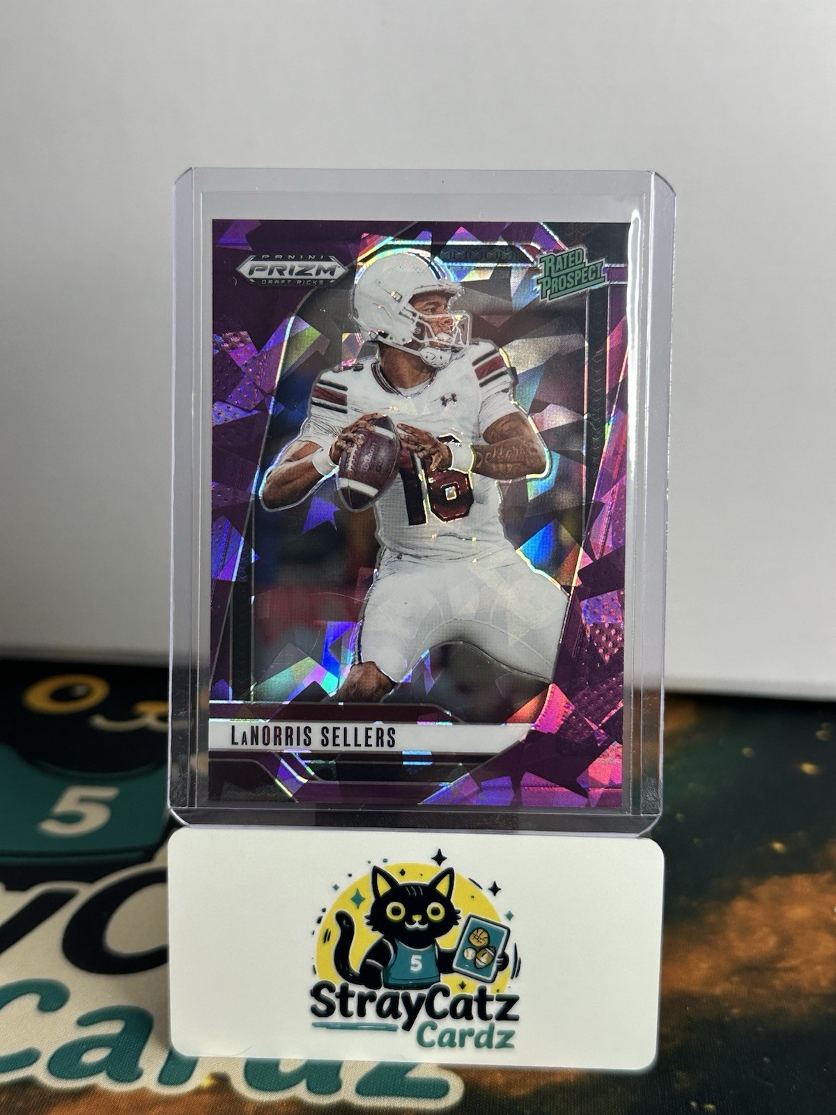 2025 Prizm Draft Picks - Lanorris Sellers Rated Prospect Purple Ice /199