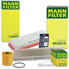 MANN-FILTER ÖLFILTER LUFTFILTER INNENRAUMFILTER POLLENFILTER 32219144