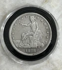 1878 S United States Silver Trade Dollar $1- San Francisco, Fine Details