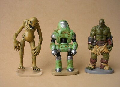 Fallout Nanoforce Miniature Figures Feral Ghoul Protectron Strong