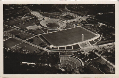 PC OLYMPIC GAMES, BERLIN 1968, STADIUM, Modern REAL PHOTO Postcard (b44487)