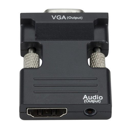 HDMI to VGA Adapter with Audio Female HDMI to Male VGA Converter Laptop To TV xq - Picture 5 of 16