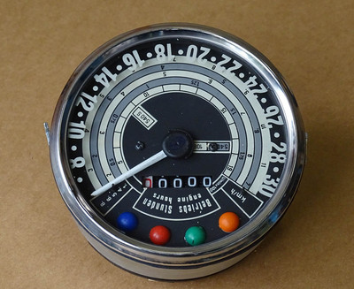 Traktormeter ø 115 mm für Güldner G-serie Traktor zB G30 s rechtsdrehend Tacho