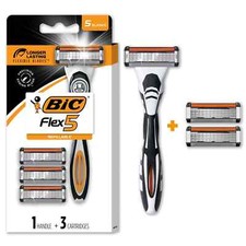 BIC Flex 5 Hybrid Mens Razor, Disposable Razo...